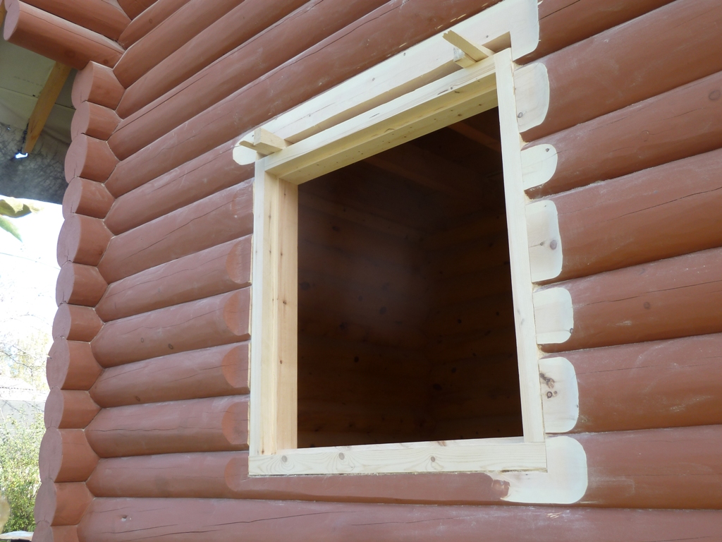 косяки для окон в деревянном доме