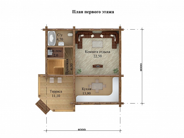 Дом в КП Янтарный рядом с д. Петровское 35 км от МКАД по Новорязанскому шоссе 35 км от МКАД, участок 10 соток