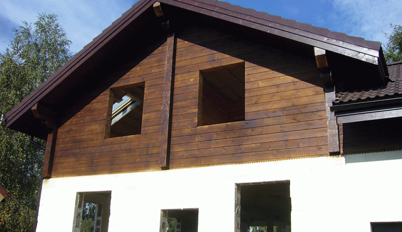 Фотографии комбинированного дома в Барыбино